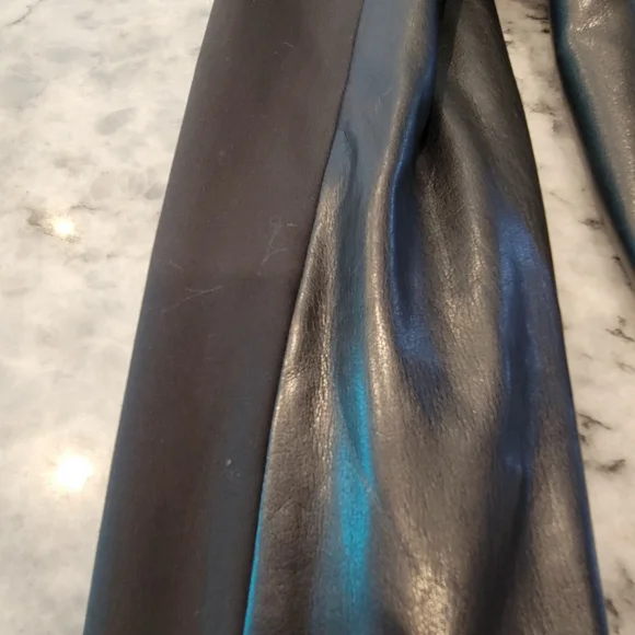 Escada Women's Black Jacket with Leather Accents - Picture 2 of 7